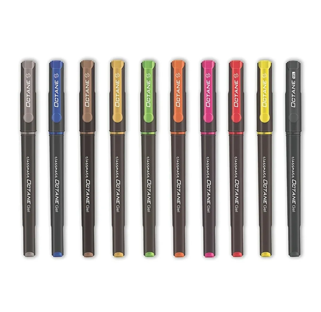 Classmate Octane Colour Burst Pen, Multicolour, Pack of 10 Pens